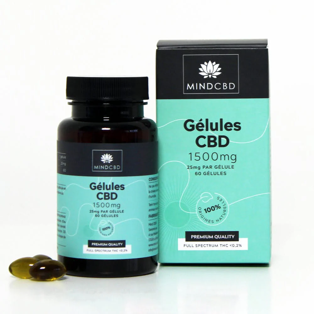 60 Gélules CBD Full Spectrum 1500mg - CBD Certified