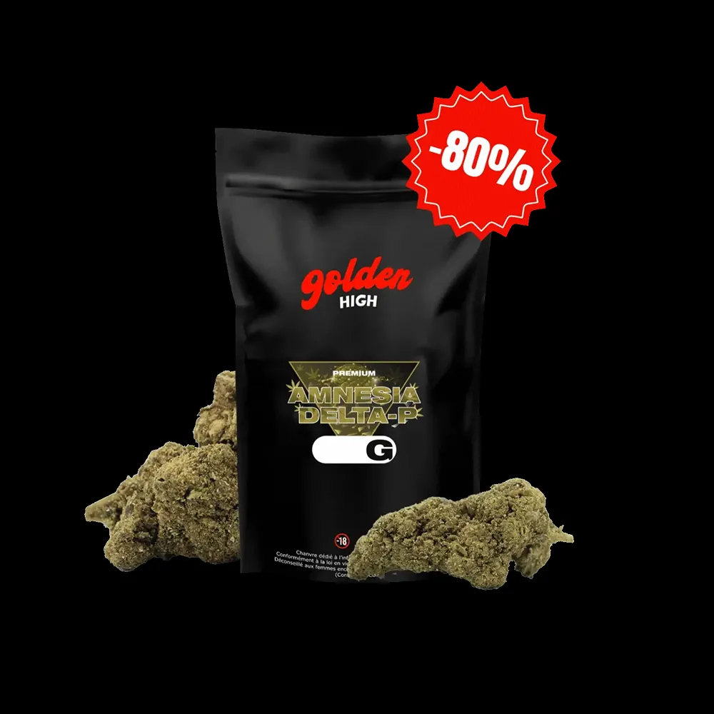 Amnesia Delta-P Nouvelle Formule, Fleur 12 % - Golden High