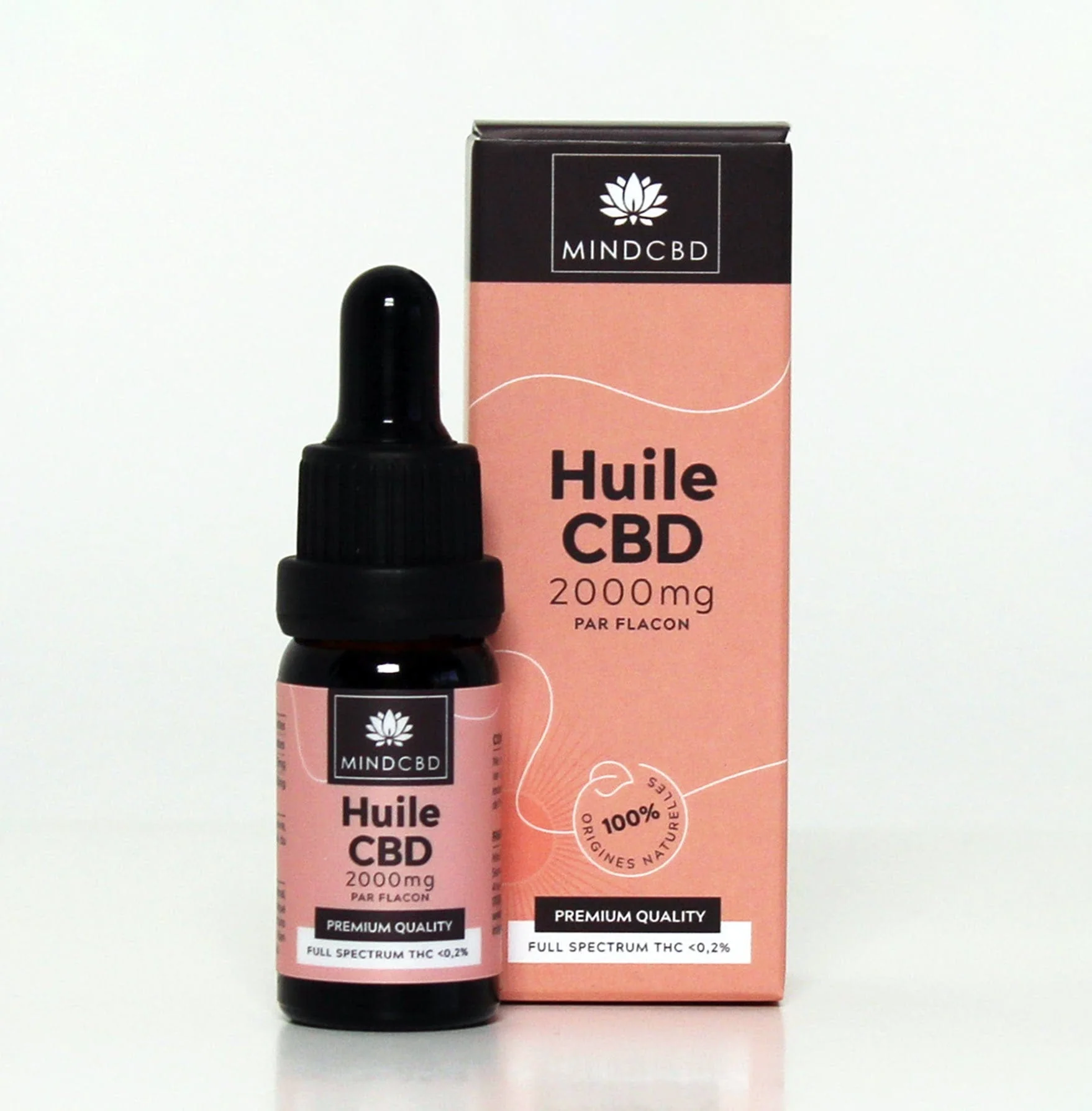 Huile CBD Premium Full Spectrum 20% 2000mg - CBD Certified